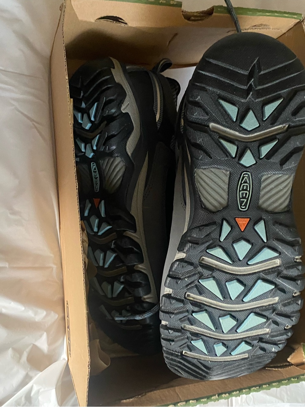 KEEN women’s Gray and Black Hiking Shoes, Targhee 3, brand new in box, size 10 - Picture 4 of 8
